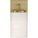 Leavenworth 1 Light 5 inch Brushed Gold Wall Sconce Wall Light